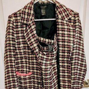 Silkland Suit- Jacket and Skirt Womens Size L